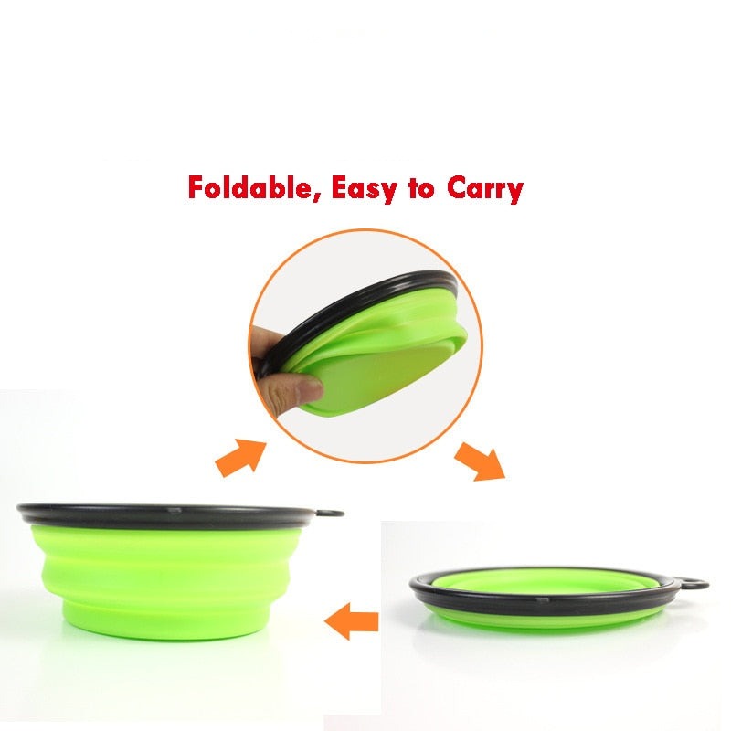 1000ml Silicone Collapsible Pet Bowl