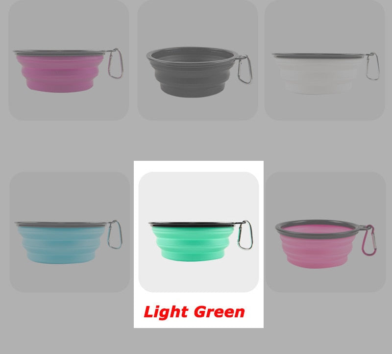 1000ml Silicone Collapsible Pet Bowl