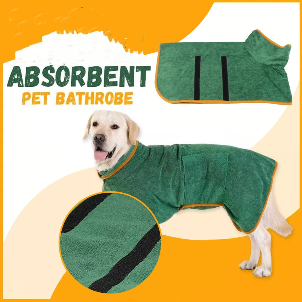 Dog Soft Bathrobe Towel