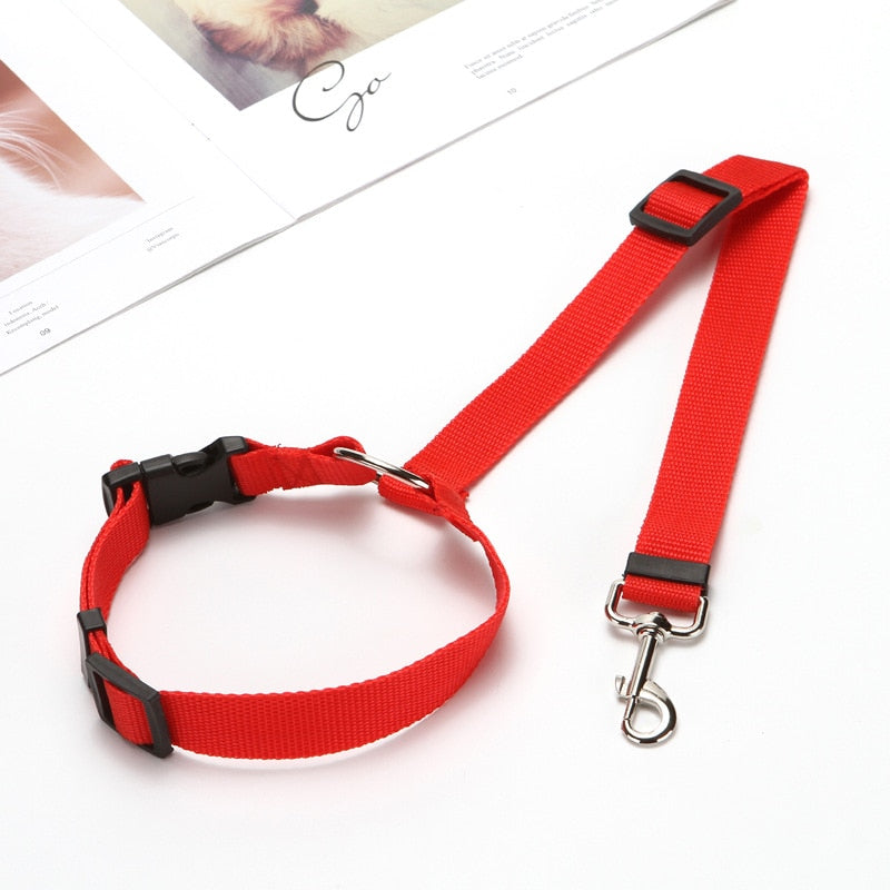 Solid Two-in-one Pet Car Seat Belt